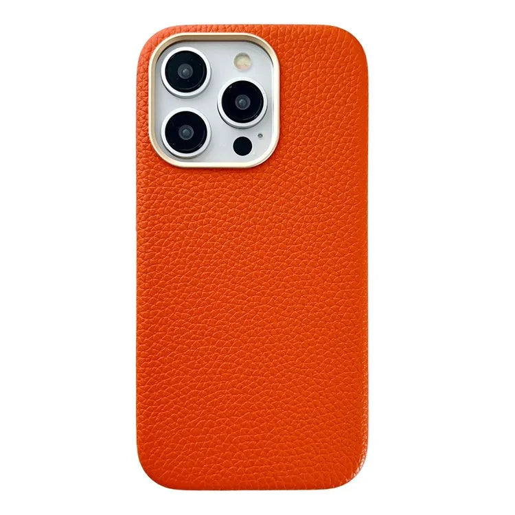 For iPhone 15 Pro Max Case Compatible with MagSafe Leather Coated TPU Phone Cover