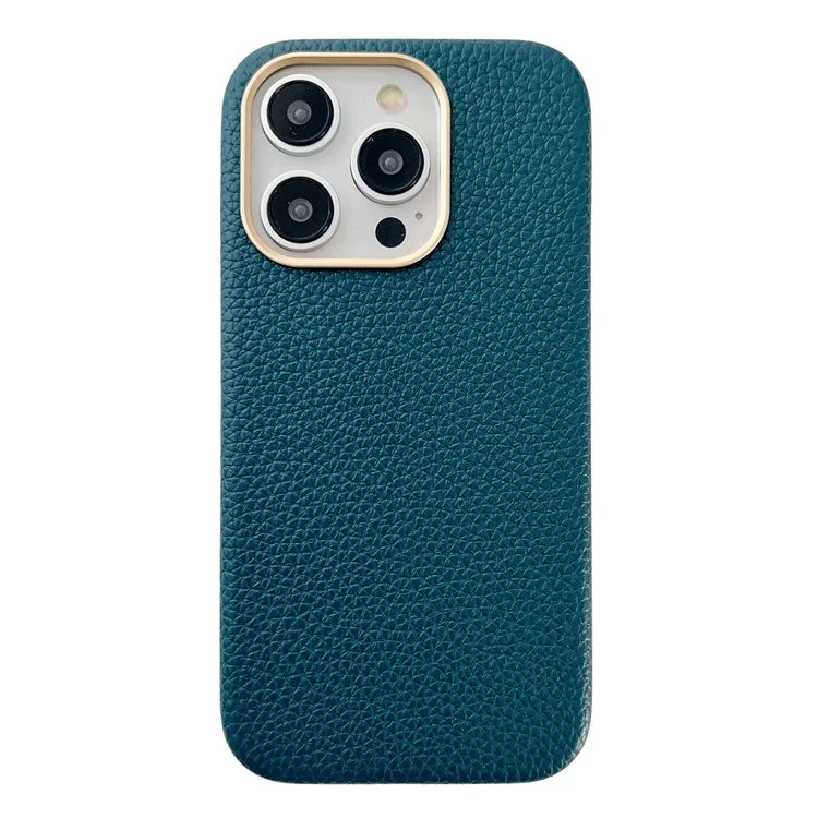 For iPhone 15 Pro Max Case Compatible with MagSafe Leather Coated TPU Phone Cover