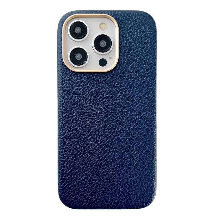 For iPhone 15 Pro Max Case Compatible with MagSafe Leather Coated TPU Phone Cover