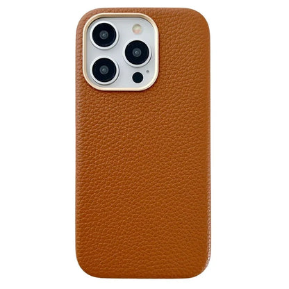 For iPhone 15 Pro Max Case Compatible with MagSafe Leather Coated TPU Phone Cover