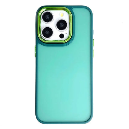 For iPhone 15 Pro Case Electroplating Drop-proof PC+TPU Cell Phone Cover