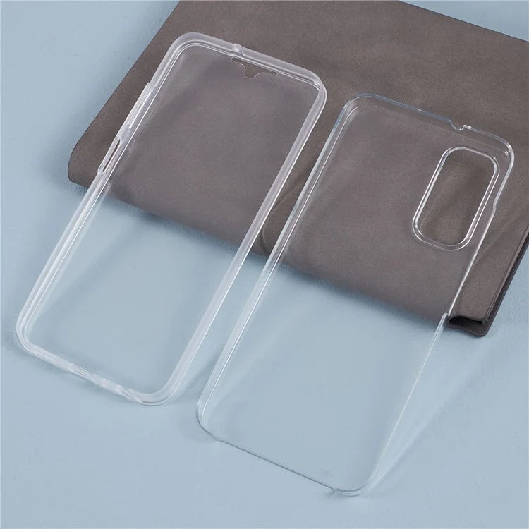 For Samsung Galaxy A05s 4G Clear Phone Case TPU + Acrylic Protective Cover with PET Screen Protector