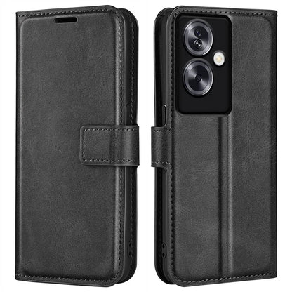 For Oppo A79 5G / A2 5G Case PU Leather Calf Texture Wallet Phone Protector