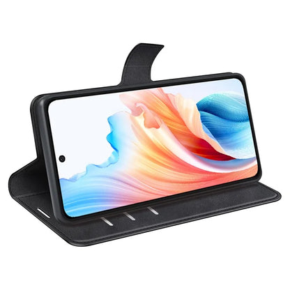 For Oppo A79 5G / A2 5G Case PU Leather Calf Texture Wallet Phone Protector