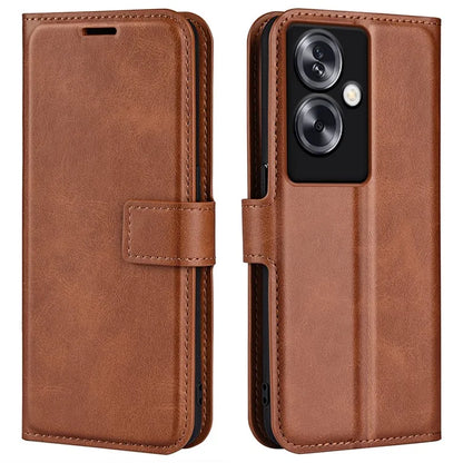 For Oppo A79 5G / A2 5G Case PU Leather Calf Texture Wallet Phone Protector