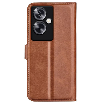 For Oppo A79 5G / A2 5G Case PU Leather Calf Texture Wallet Phone Protector