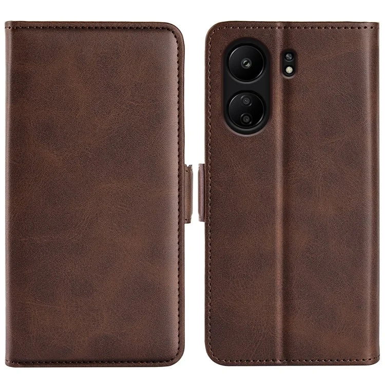 For Xiaomi Redmi 13C 4G / Poco C65 4G Case Magnetic Calf Texture Wallet Stand Phone Cover