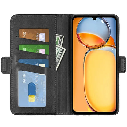 For Xiaomi Redmi 13C 4G / Poco C65 4G Case Magnetic Calf Texture Wallet Stand Phone Cover