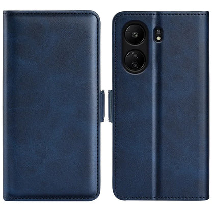 For Xiaomi Redmi 13C 4G / Poco C65 4G Case Magnetic Calf Texture Wallet Stand Phone Cover