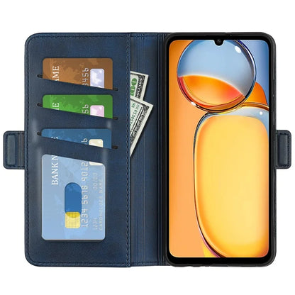 For Xiaomi Redmi 13C 4G / Poco C65 4G Case Magnetic Calf Texture Wallet Stand Phone Cover