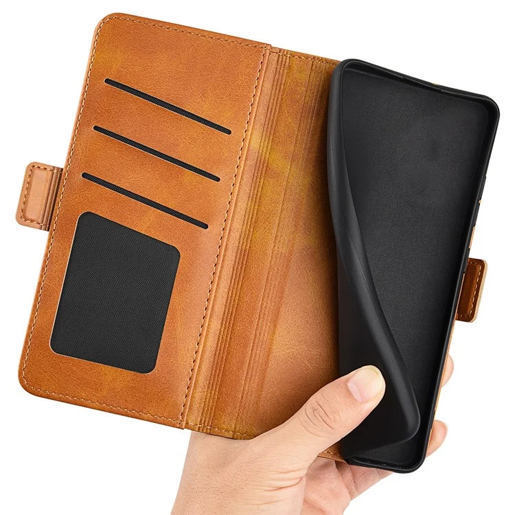 For Xiaomi Redmi 13C 4G / Poco C65 4G Case Magnetic Calf Texture Wallet Stand Phone Cover