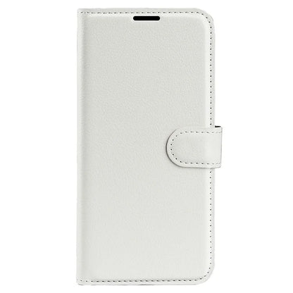 For Xiaomi Redmi 13C 4G / Poco C65 4G Case Litchi Texture Leather Phone Cover with Magnetic Closure