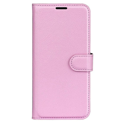 For Xiaomi Redmi 13C 4G / Poco C65 4G Case Litchi Texture Leather Phone Cover with Magnetic Closure