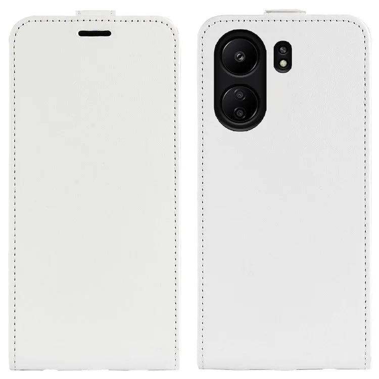 Vertical Flip Case for Xiaomi Redmi 13C 4G / Poco C65 4G Shell Crazy Horse Texture Leather Phone Cover