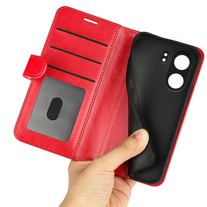 For Xiaomi Redmi 13C 4G / Poco C65 4G Case Crazy Horse Texture Flip Stand Wallet Phone Cover