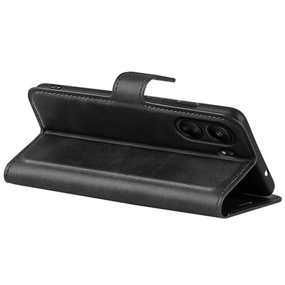 For Xiaomi Redmi 13C 4G / Poco C65 4G Case Calf Texture PU Leather+TPU Smart Phone Guard Cover