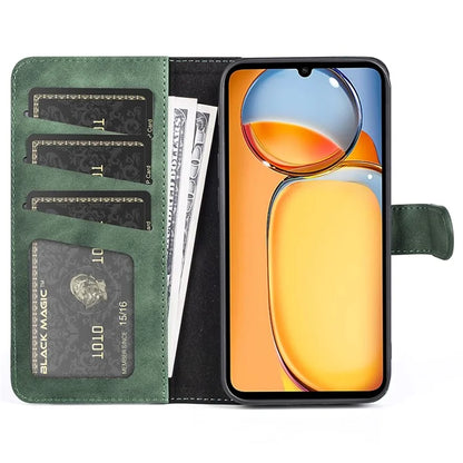 For Xiaomi Redmi 13C 4G / Poco C65 4G Case Color Splicing Wallet Leather Cover