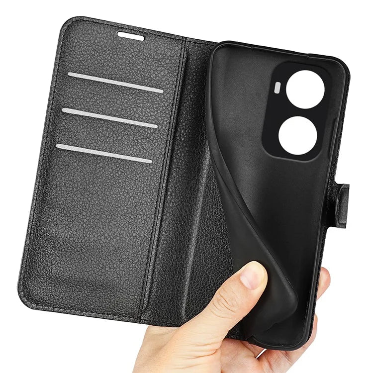 For Huawei nova 11 SE Leather Case Litchi Texture Stand Phone Wallet Cover