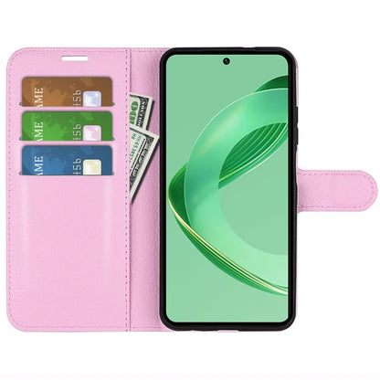 For Huawei nova 11 SE Leather Case Litchi Texture Stand Phone Wallet Cover