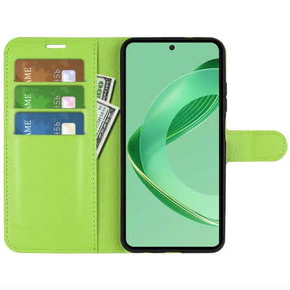 For Huawei nova 11 SE Leather Case Litchi Texture Stand Phone Wallet Cover