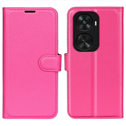For Huawei nova 11 SE Leather Case Litchi Texture Stand Phone Wallet Cover