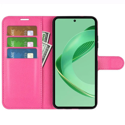 For Huawei nova 11 SE Leather Case Litchi Texture Stand Phone Wallet Cover