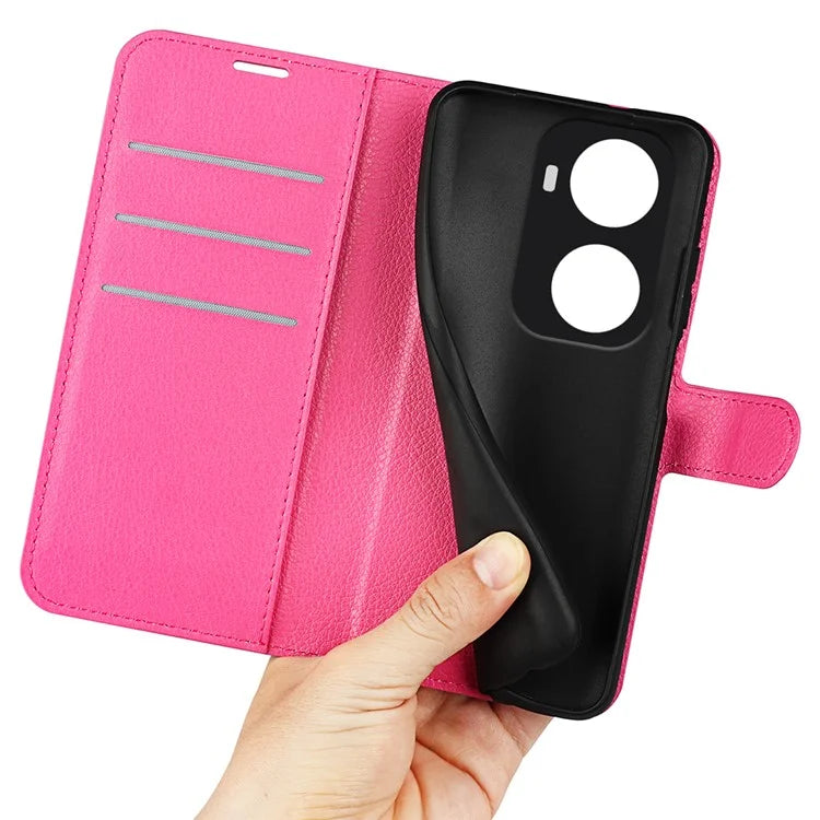 For Huawei nova 11 SE Leather Case Litchi Texture Stand Phone Wallet Cover