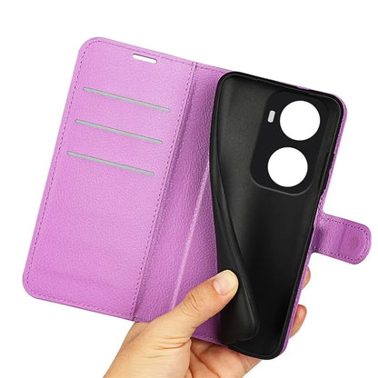 For Huawei nova 11 SE Leather Case Litchi Texture Stand Phone Wallet Cover