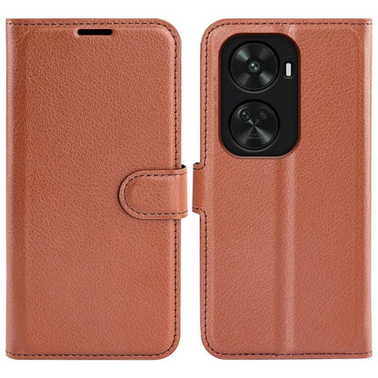 For Huawei nova 11 SE Leather Case Litchi Texture Stand Phone Wallet Cover