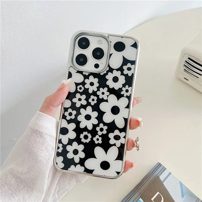 For iPhone 15 Pro Max Phone Case PC+TPU Pattern Anti-slip Cover