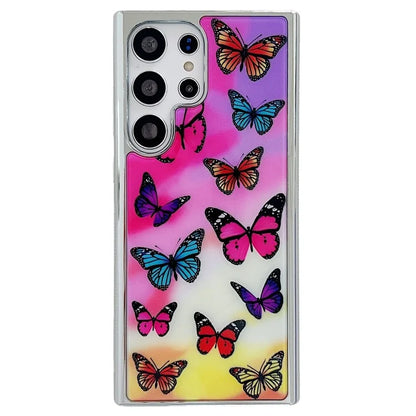For Samsung Galaxy S23 Ultra Electroplated Case PC+TPU Phone Cover