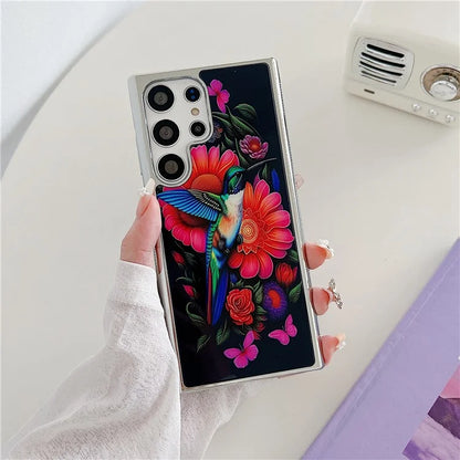 For Samsung Galaxy S23 Ultra Electroplated Case PC+TPU Phone Cover