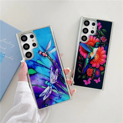 For Samsung Galaxy S23 Ultra Electroplated Case PC+TPU Phone Cover