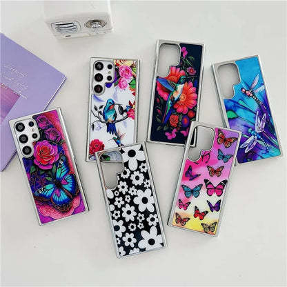 For Samsung Galaxy S23 Ultra Electroplated Case PC+TPU Phone Cover