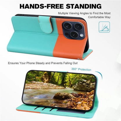 Cartoon Pet Series for iPhone 15 Pro Case Animal Pattern Wallet Stand Leather Cover
