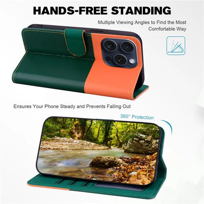 Cartoon Pet Series for iPhone 15 Pro Case Animal Pattern Wallet Stand Leather Cover