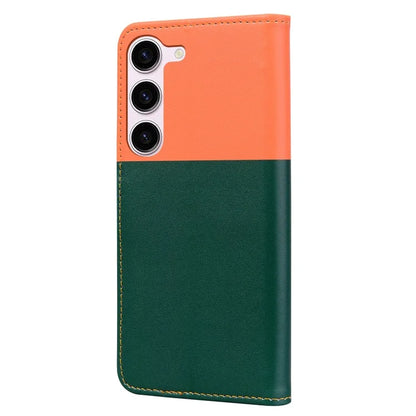 Cartoon Pet Series for Samsung Galaxy S24+ Case Wallet Stand Leather Phone Coverish Green