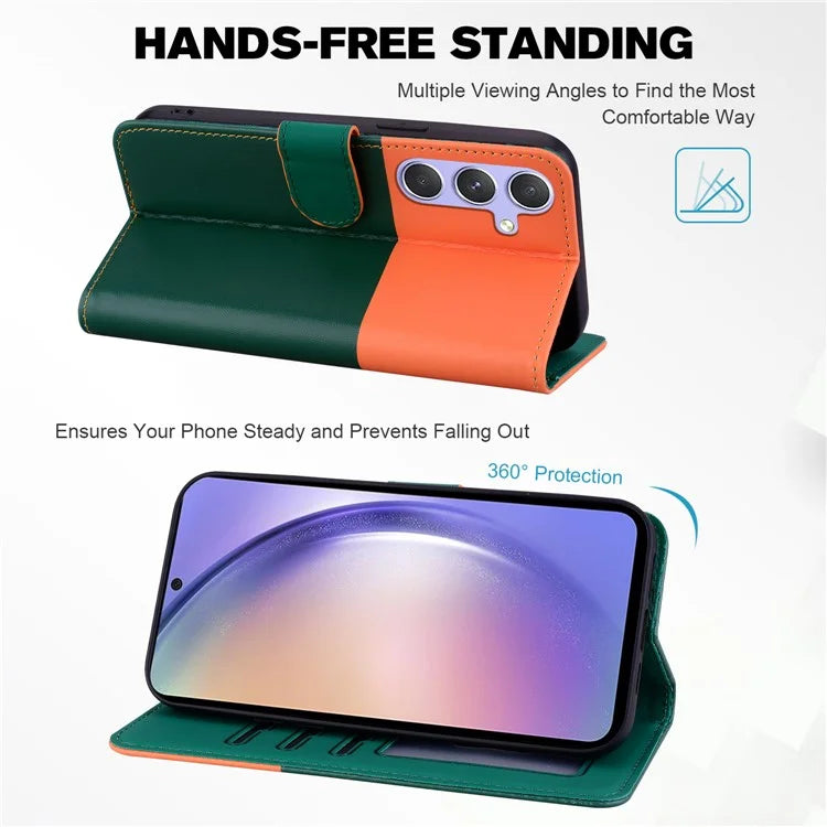 Cartoon Pet Series for Samsung Galaxy A54 5G Case Animal Pattern Phone Leather Cover