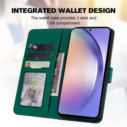 Cartoon Pet Series for Samsung Galaxy A54 5G Case Animal Pattern Phone Leather Cover