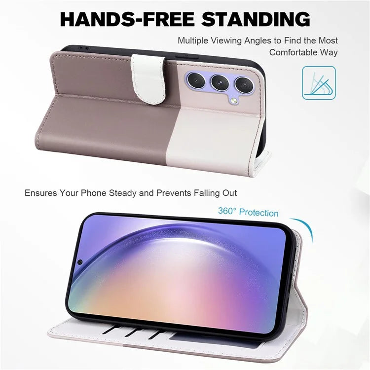 Cartoon Pet Series for Samsung Galaxy A54 5G Case Animal Pattern Phone Leather Cover
