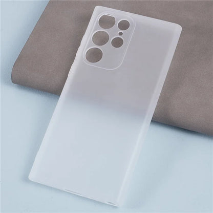 For Samsung Galaxy S22 Ultra 5G Case Matte TPU Protective Phone Cover (Precise Cutout)