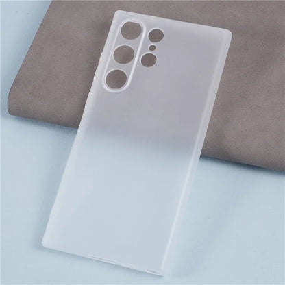 For Samsung Galaxy S23 Ultra Case Anti-fingerprint Matte TPU Cover (Precise Cutout)