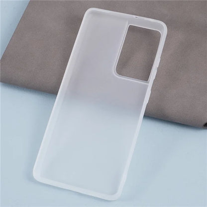 For Samsung Galaxy S21 Ultra 5G Case Anti-scratch Matte Cover (Big Rear Lens Hole)