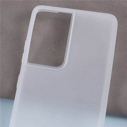 For Samsung Galaxy S21 Ultra 5G Case Anti-scratch Matte Cover (Big Rear Lens Hole)