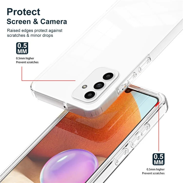 For Samsung Galaxy A15 5G Case Scratch-proof TPU+PC Phone Protective Cover