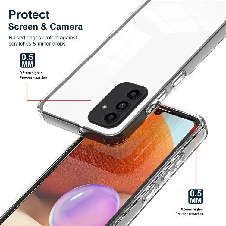 For Samsung Galaxy A15 5G Case Scratch-proof TPU+PC Phone Protective Cover
