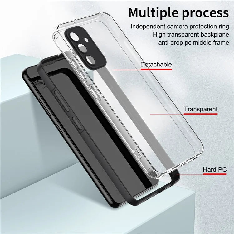 For Samsung Galaxy A15 5G Case Scratch-proof TPU+PC Phone Protective Cover
