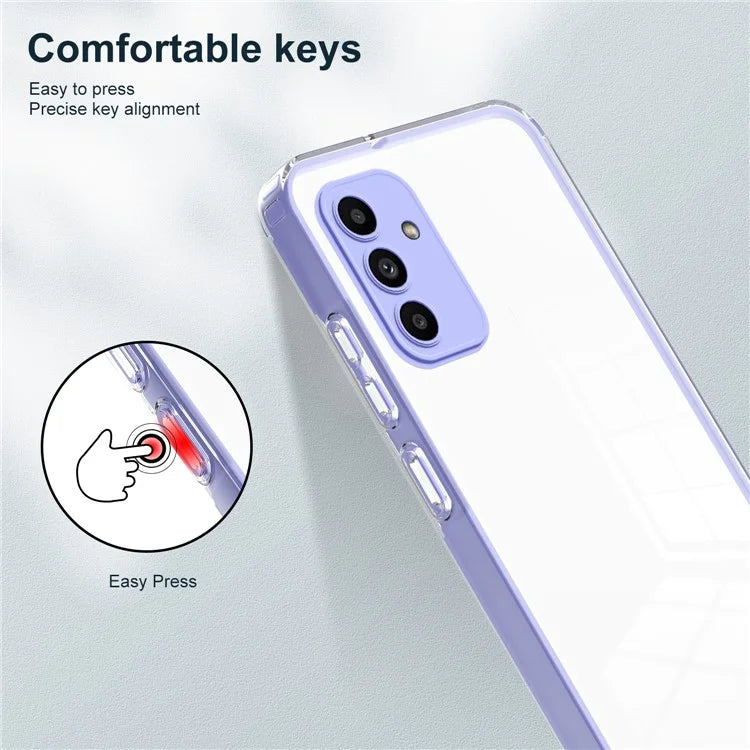 For Samsung Galaxy A15 5G Case Scratch-proof TPU+PC Phone Protective Cover