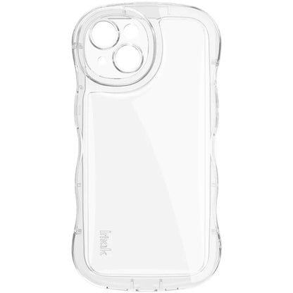 IMAK For iPhone 15 Case TPU Precise Cutouts Wavy Edges Mobile Phone Cover