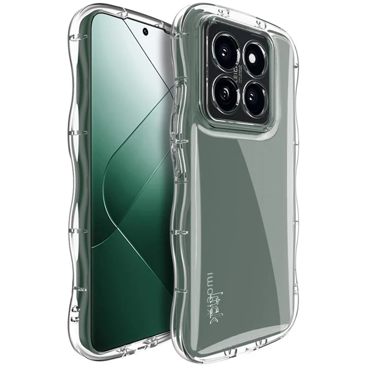 IMAK For Xiaomi 14 Pro Case Scratch-resistant TPU Reinforced Corners Phone Back Shell